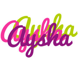 aysha flowers logo