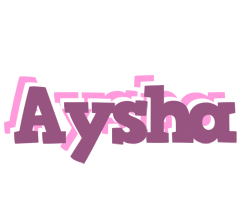 aysha relaxing logo