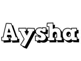 aysha snowing logo