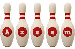 azeem bowling-pin logo