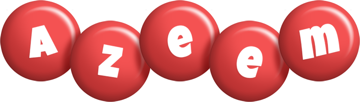 azeem candy-red logo
