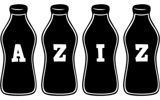 aziz bottle logo