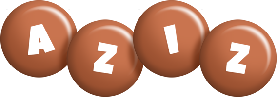 aziz candy-brown logo