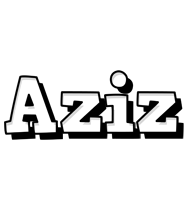 aziz snowing logo