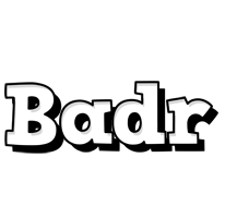 badr snowing logo