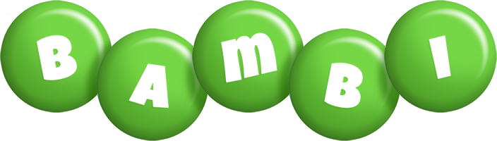 bambi candy-green logo