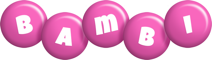 bambi candy-pink logo