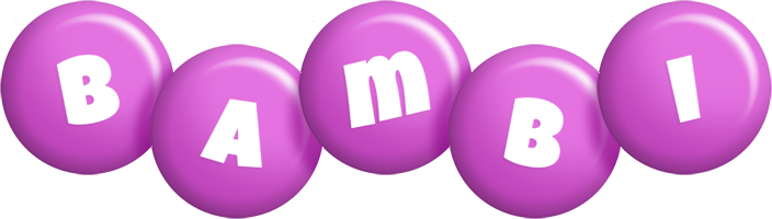 bambi candy-purple logo
