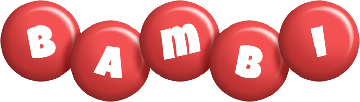 bambi candy-red logo