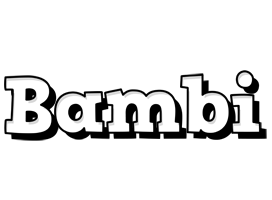 bambi snowing logo
