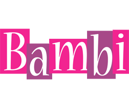 bambi whine logo
