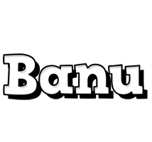 banu snowing logo