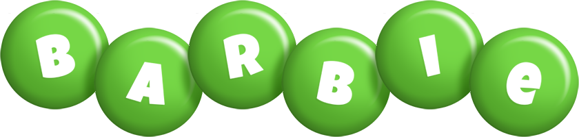 barbie candy-green logo