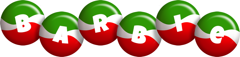 barbie italy logo