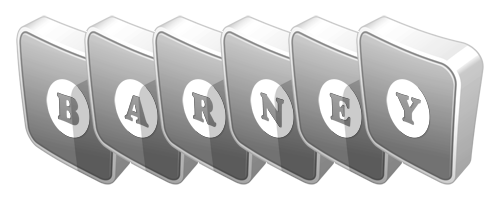 barney silver logo