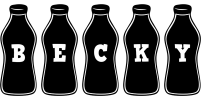 becky bottle logo
