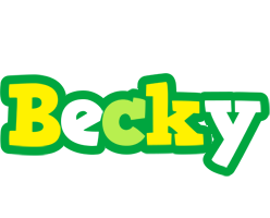 becky soccer logo