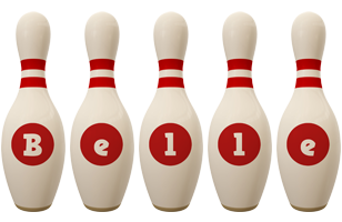 belle bowling-pin logo