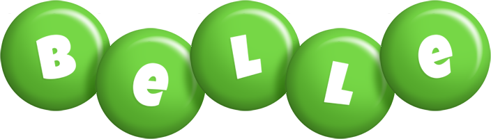 belle candy-green logo