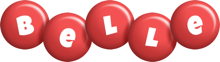 belle candy-red logo
