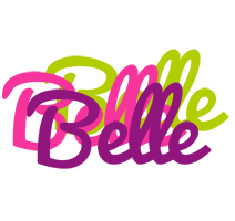 belle flowers logo