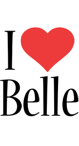 belle i-love logo