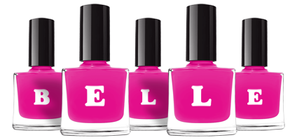belle nails logo