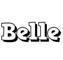belle snowing logo