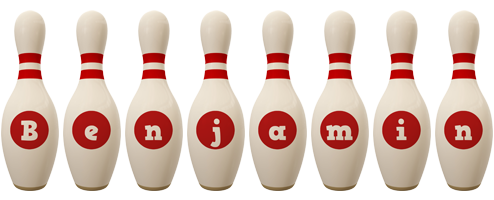 benjamin bowling-pin logo