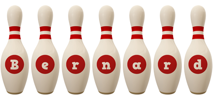 bernard bowling-pin logo