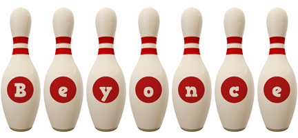 beyonce bowling-pin logo