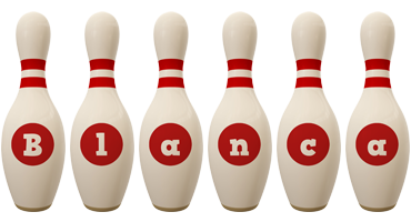 blanca bowling-pin logo