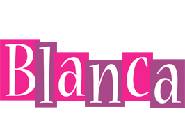 blanca whine logo