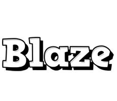 blaze snowing logo