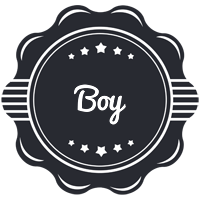 boy badge logo
