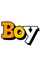 boy cartoon logo