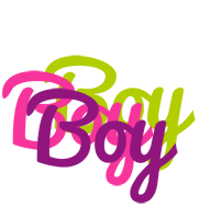 boy flowers logo