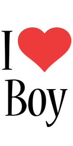 boy i-love logo