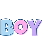 boy pastel logo