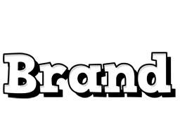 brand snowing logo