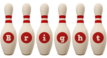 bright bowling-pin logo