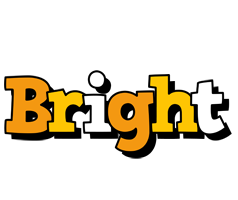 bright cartoon logo