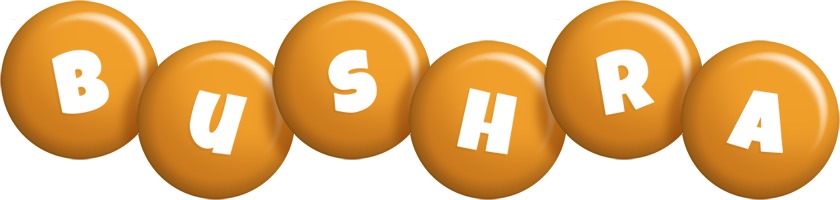bushra candy-orange logo