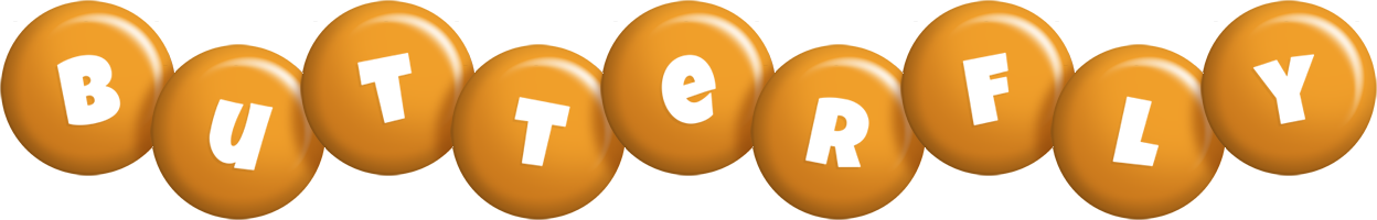 butterfly candy-orange logo