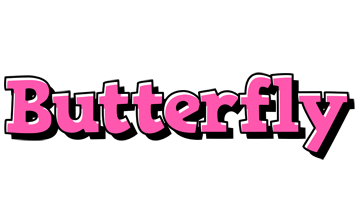 butterfly girlish logo