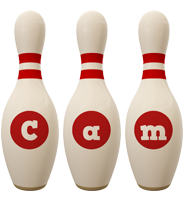 cam bowling-pin logo