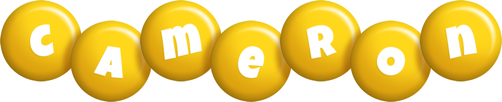 cameron candy-yellow logo