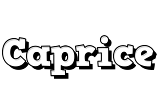 caprice snowing logo