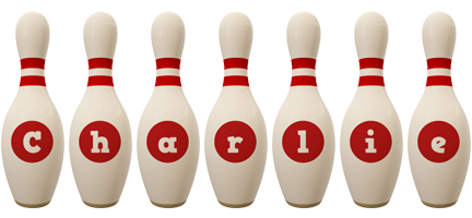 charlie bowling-pin logo