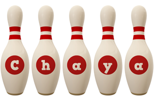 chaya bowling-pin logo